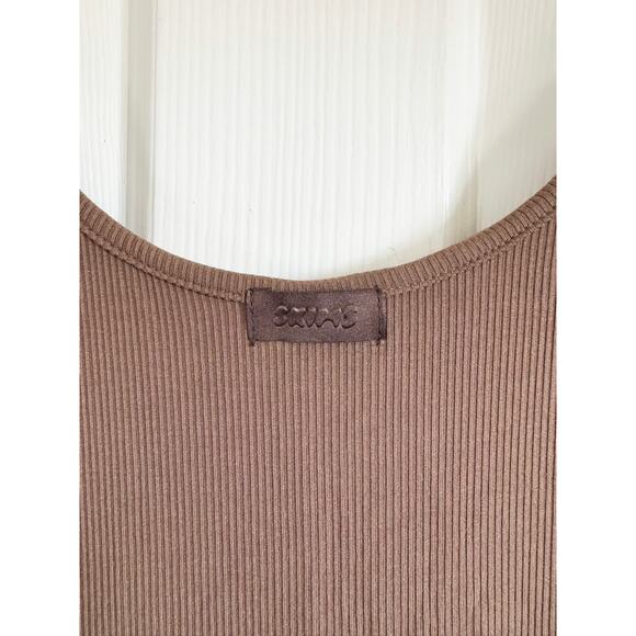 SKIMS Soft Lounge Long Slip Dress Oxide - Picture 8 of 8